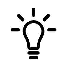 generic image of lit lightbulb - signifying 'an Aha moment'.